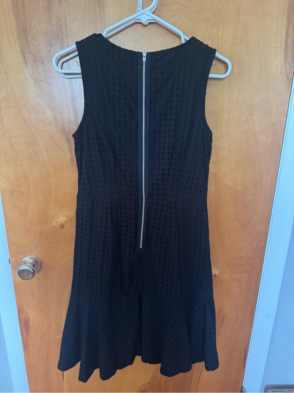 Classic Black Sleeveless Fit & Flare Dress - Picture 2 of 5